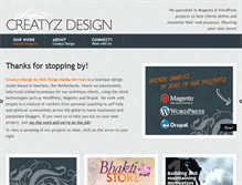 Tablet Screenshot of creatyz.com
